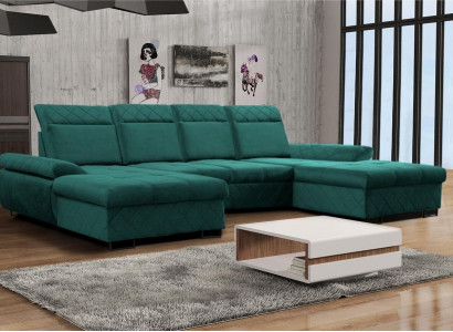 Living landscape sofa couch upholstered sofa corner new designer U-shape corner sofa XXL